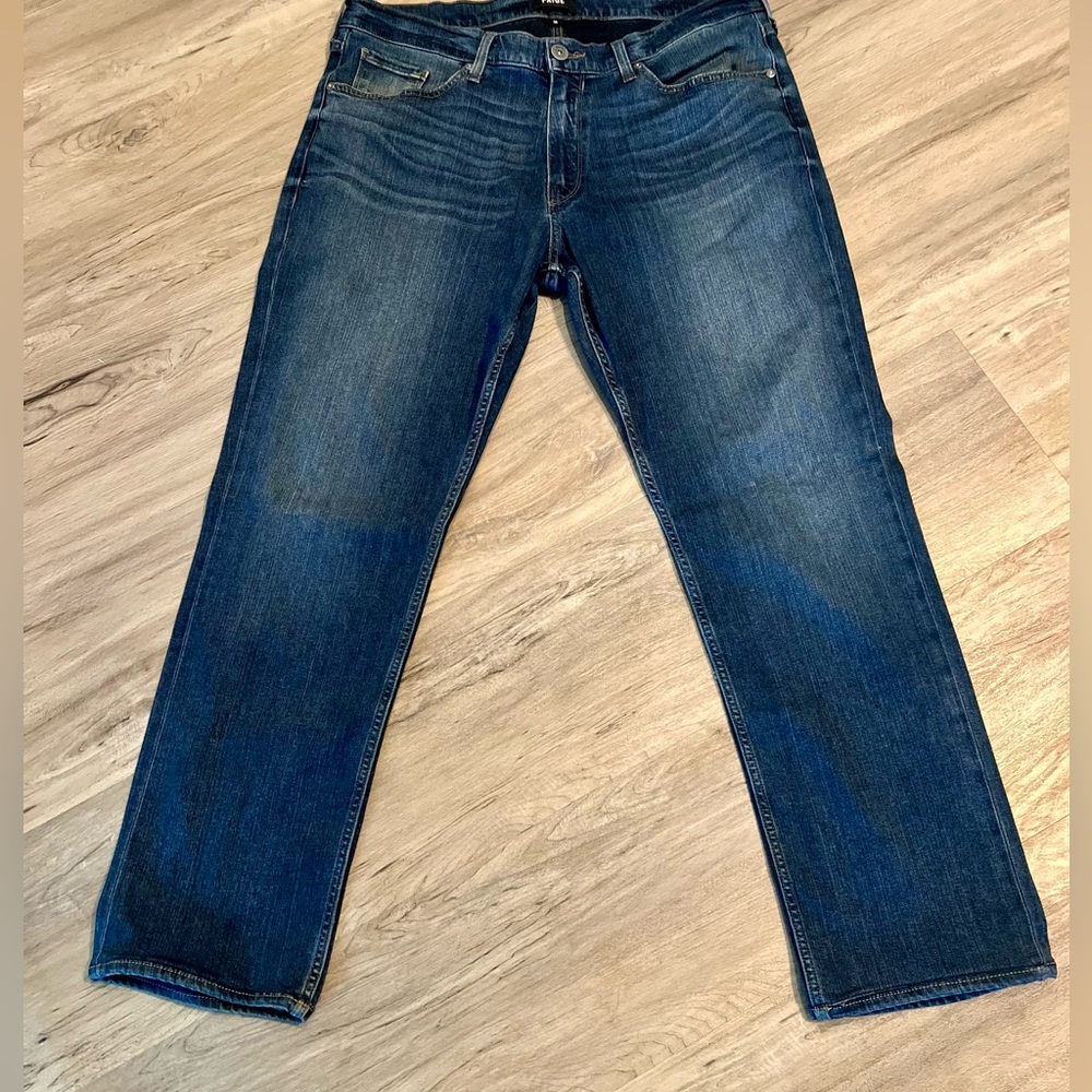 Paige Denim Straight Leg Jeans 36